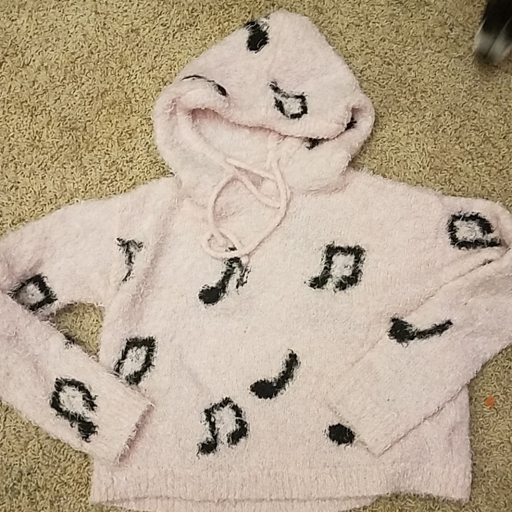 Hooded Crop Sweater